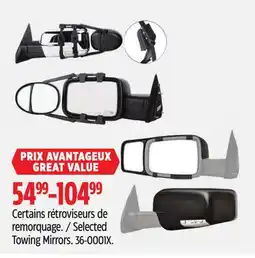 Canadian Tire Selected Towing Mirrors offer