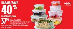 Canadian Tire VIDA by PADERNO Square Glass Container Set offer