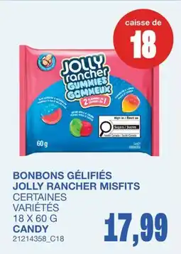 Wholesale Club BONBONS GÉLIFIÉS offer