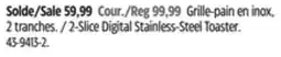 Canadian Tire 2-Slice Digital Stainless-Steel Toaster offer