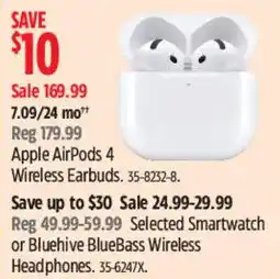 Apple AirPods 4 Wireless Earbuds