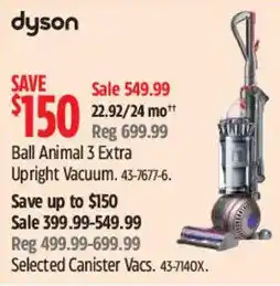 Dyson Ball Animal 3 Extra Upright Vacuum