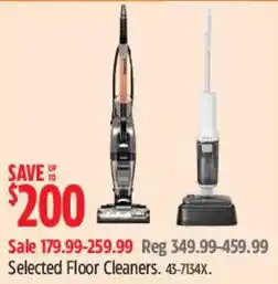 Canadian Tire Selected Floor Cleaners offer