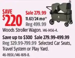Canadian Tire Woods Stroller Wagon offer