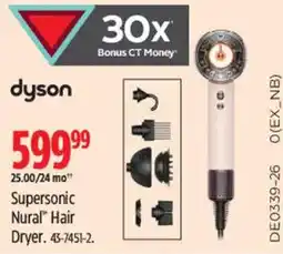 Canadian Tire dyson Supersonic Nural Hair Dryer offer