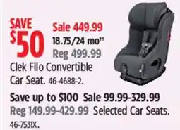 Canadian Tire Clek Fillo Convertible Car Seat offer
