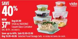 Canadian Tire vida by paderno square glass container offer