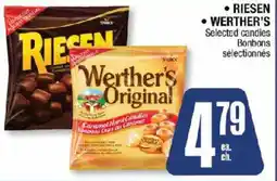 Jean Coutu Riesen Werther's Selected candies offer