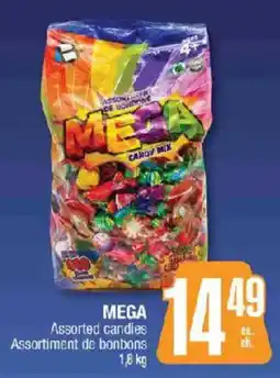 Jean Coutu Mega assorted candies offer