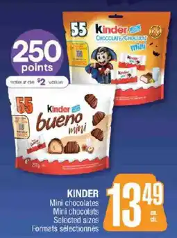 Jean Coutu Kinder Mini chocolates offer