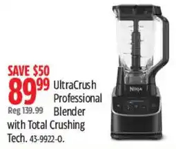 Canadian Tire Ninja UltraCrush Professional Blender offer