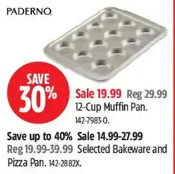 Canadian Tire Paderno 12-Cup Muffin Pan offer