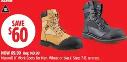Canadian Tire Altra Maxwell 8 Work Boots for Men offer