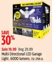 Canadian Tire Multi-Directional LED Garage Light offer