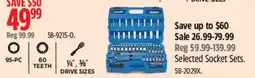 Canadian Tire Select Socket Sets offer