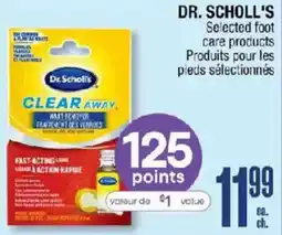 Jean Coutu Dr. Scholl's selected foot care products offer