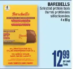Jean Coutu Barebells Selected protein bars offer