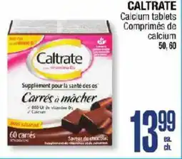 Jean Coutu Caltrate calcium tablets offer