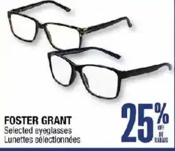 Jean Coutu Foster Grant selected eyeglasses offer