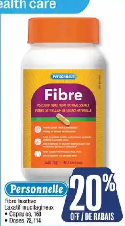 Jean Coutu Personnelle fibre laxative offer