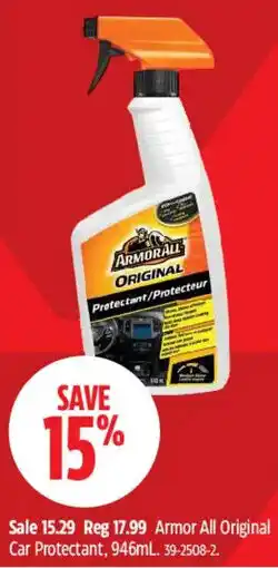 Canadian Tire Armor All Original Car Protectant offer