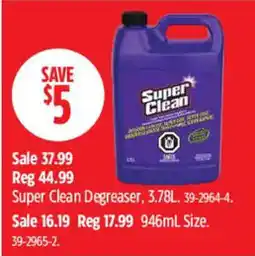 Canadian Tire Super Clean Degreaser offer