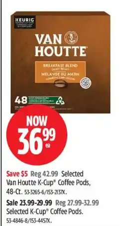 Canadian Tire Van Houtte K-Cup® Coffee Pods offer
