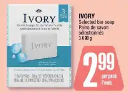 Jean Coutu Ivory selected bar soap offer