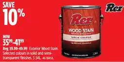Canadian Tire Rez wood stain offer