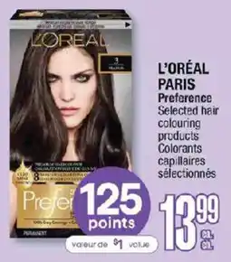 Jean Coutu L'Oréal Paris Preference Selected hair colouring products offer