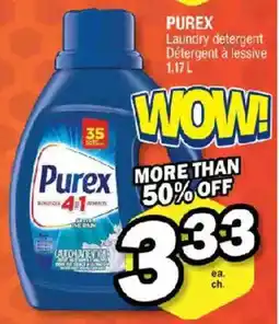 Jean Coutu Purex laundry detergent offer
