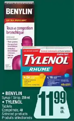 Jean Coutu Benylin tylenol rhume offer
