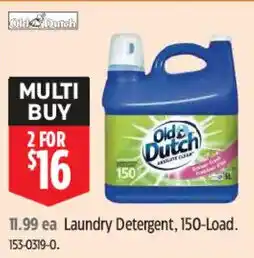 Canadian Tire Old Dutch Laundry Detergent offer