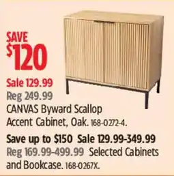 Canadian Tire Canvas byward scallop accent cabinet oak offer