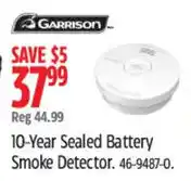 Canadian Tire Garrison 10-Year Sealed Battery Smoke Detector offer