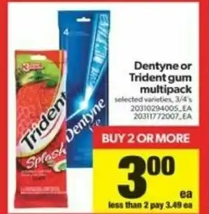 Real Canadian Superstore Dentyne or trident gum multipack offer