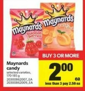 Real Canadian Superstore Maynards candy offer