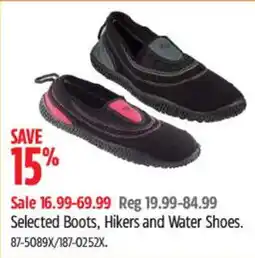 Canadian Tire Selected Boots, Hikers and Water Shoes offer