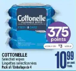 Jean Coutu Cottonelle selected wipes offer