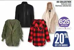Jean Coutu BB Collection Selected coats offer
