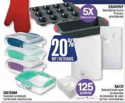 Jean Coutu Sistema selected containers offer