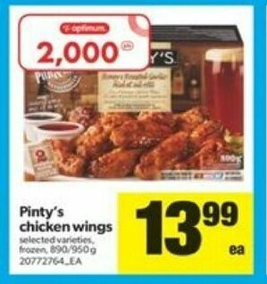 Real Canadian Superstore Pinty's chicken wings offer