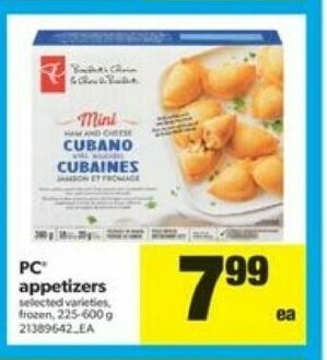 Real Canadian Superstore PC appetizers offer