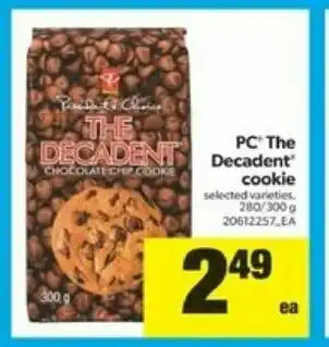 Real Canadian Superstore PC the decadents cookie offer
