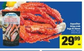 Real Canadian Superstore Aquastar king crab legs & claws offer