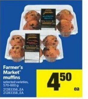 Real Canadian Superstore Farmer's market muffins offer