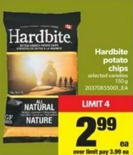 Real Canadian Superstore Hardbite potato chips offer