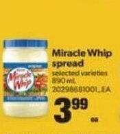 Real Canadian Superstore Miracle whip spread offer