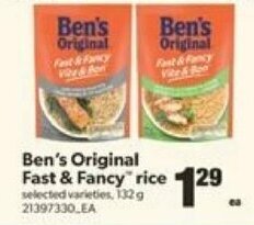 Real Canadian Superstore Ben's original fast & fancy rice offer