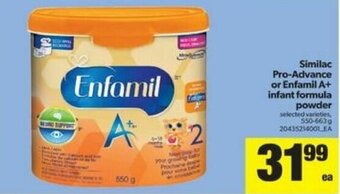Real Canadian Superstore Similac pro-advance offer